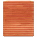vidaXL Jardinière cire marron 90x60x72 cm bois de pin massif