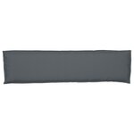 vidaXL Coussin de palette pour banc Anthracite 150x40x8 cm en tissu Oxford