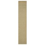 vidaXL Tapis Sisal naturel 66x350 cm Vert