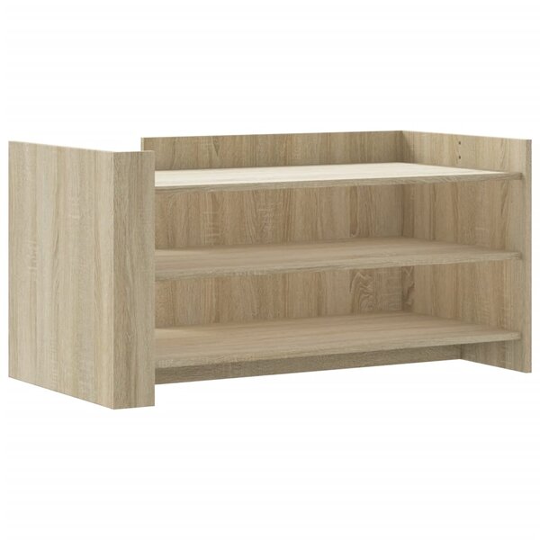 vidaXL Table basse chêne sonoma 100x50x50 cm bois d'ingénierie