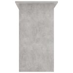 vidaXL Bureau Gris béton 80x45x74 cm Bois d’ingénierie