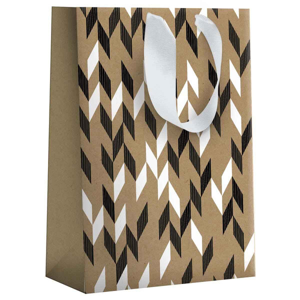 Sac Cadeau Motif Géométrique - Grand Format - Draeger paris