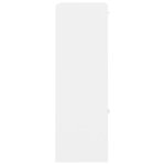 vidaXL Armoire de rangement Blanc 60x29 5x90 cm Bois d'ingénierie