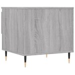 vidaXL Tables basses 2 Pièces sonoma gris 50x46x50 cm bois d'ingénierie