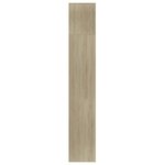 vidaXL Jeu de bibliothèque/meuble TV 3 Pièces Chêne sonoma 180x30x180 cm