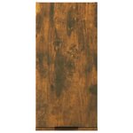 vidaXL Armoire de salle de bain murale Chêne fumé 32x20x67 cm