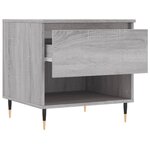 vidaXL Tables basses 2 Pièces sonoma gris 50x46x50 cm bois d'ingénierie