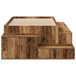 vidaXL lit de rangement en vieux bois 80x200 cm