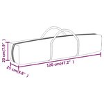 vidaXL Tente de réception pliable avec parois Bleu 3x3 m