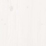 vidaXL Canapés d'angle de jardin 2 Pièces blanc bois de pin massif