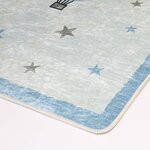 Tapis enfant MONGOLFIERE 120 x 160 cm - Bleu