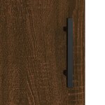vidaXL Buffet haut chêne marron 69 5x31x115 cm bois d'ingénierie