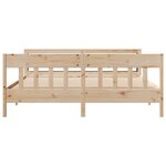 vidaXL Cadre de lit sans matelas 200x200 cm bois massif de pin