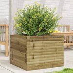 vidaXL Jardinière 60x60x45 5 cm bois de pin imprégné
