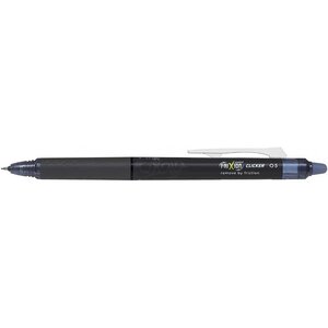 Stylo roller effaçable frixion point clicker pointe fine noir pilot