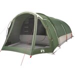 vidaXL Tente familiale tunnel 8 personnes vert imperméable