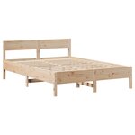 vidaXL Cadre de lit sans matelas 120x200 cm bois de pin massif