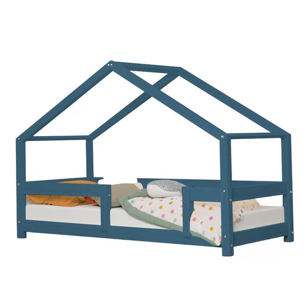 Lit cabane enfant LUCKY 80 x 160 bleu marine