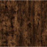 vidaXL Table basse Chêne fumé 60x44 5x45 cm Bois d'ingénierie