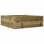 vidaXL Jardinière 70x70x23 cm bois de pin imprégné