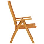 vidaXL Chaises de jardin pliables lot de 2 Bois d'eucalyptus massif