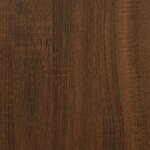 vidaXL Bibliothèque à 4 niveaux chêne marron 56x31 5x138 5 cm
