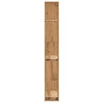 vidaXL Bibliothèque 5 niveaux chêne artisanal bois ingénierie