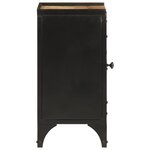 vidaXL Armoire de salle de bain 40x30x60 cm fer et bois de manguier