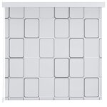 vidaXL Store roulant de douche 160x240 cm Carré