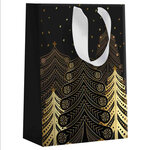 Sac Cadeau Sapins - Grand Format - Draeger paris
