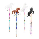 1 Crayon à Papier Avec Une Figurine Cheval - Modèle aléatoire*