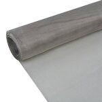 vidaXL Écran en treillis Acier inoxydable 100x1000 cm Argenté