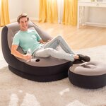 Intex Fauteuil gonflable avec pouf Ultra Lounge Relax 68564NP