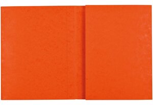 Protège Cahier 'Ecolier' 18 x 22 cm Carte Lustrée 2 grands Rabats Orange COUTAL