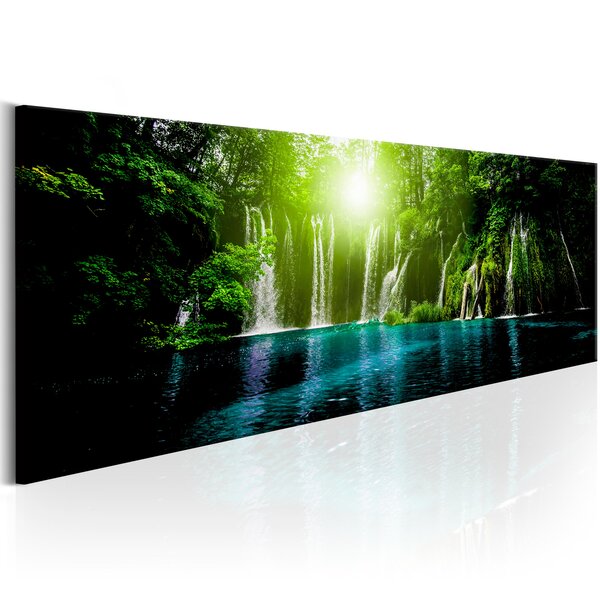 Tableau - sapphire lake l x h en cm 135x45