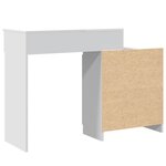 vidaXL Coiffeuse avec LED blanc 115x37x110 5 cm