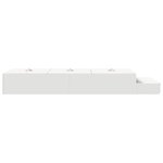 vidaXL Cadre de lit de rangement Blanc 80x200 cm