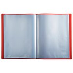 Protège-documents En Polypropylène Souple Opak 120 Vues - A4 - Rouge - X 8 - Exacompta