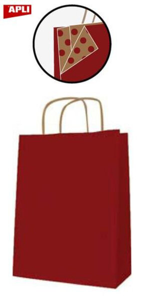Paq 50 Sacs 25X11X31 Kraft Rge
