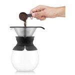 Cafetière BODUM   filtre permanent maille inox  1.0 l  8 tasses