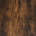 vidaXL Meuble TV chêne fumé 206 5x28 5x95 cm bois d'ingénierie