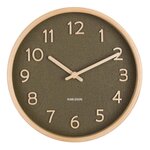 Horloge ronde en bois pure  22 cm