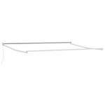Auvent Rétractable Manuel vidaXL Beige 400x300 cm