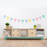 Meuble de rangement NABOSKY turquoise 1x5