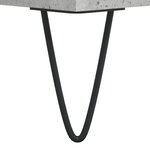 vidaXL Armoire à chaussures gris béton 60x35x105 cm bois d'ingénierie