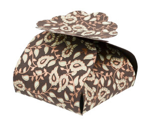Boite en papier Florets Taj 5 pièces Choco