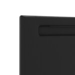 Tête de lit vidaXL Design Simple Noir 180 cm en Cuir Synthétique