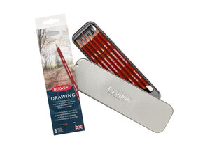 Crayons de couleur Derwent Drawing Boite x6