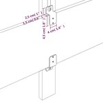 vidaXL Tête de lit avec oreilles Blanc 183x23x118/128 cm Similicuir