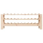 vidaXL Casier à vin 109 5x30x42 cm Bois de pin massif